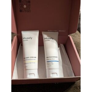 Musely FaceRx The Day Cream SPF 40 Mineral Sunscreen and Gentle Cleanser Set